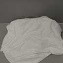 Bed Skirt Queen Size Ruffled Bed Skirt with Split Corners, Queen Bed Skirts 18 Inch Drop with Platform, White, 18'' Queen