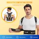 ZSZBACE Back Brace Posture Corrector for Men and Women, Full Adjustable for Upper and Lower Back Pain Relief- Scoliosis Hunchback Thoracic Spine Corrections and Back Support (Medium (Pack of 1))
