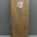 BAOYOUNI Tension Shelf Adjustable Closet Rod Space Saving Wardrobe Clothes Dividers Ivory, 33.07-46.26 Inches