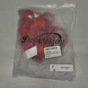 Women's 2 Piece Underwire Bra and Panty Sets Sexy Butterfly Floral Lingerie Set for Women (Red, M)