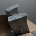 Leg Elevation Pillow for After Surgery, Injury, or Rest, Ankle Fixation Leg Pillow, Supportive Memory Foam Wedge Pillow for Legs Pain Relief with Anti-Slip Base & 3 Handles