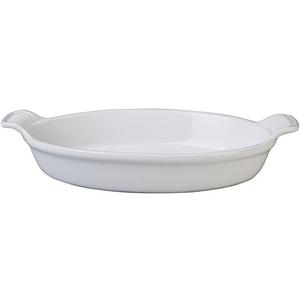 Heritage Oval Au Gratin Dish - White