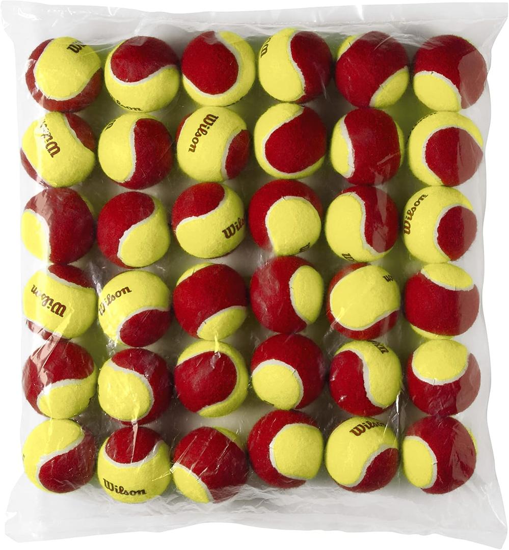 WILSON Youth Tennis Balls - Starter Red, Pack of 36 Balls