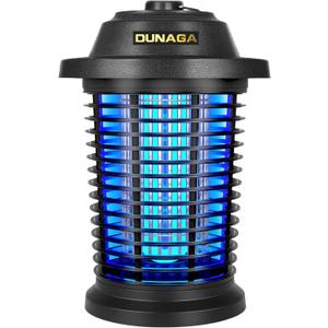 Bug Zapper, Mosquito Zapper Outdoor Indoor, Electric Fly Zapper, Fly Traps, 15W Light & 4200V Grid Fly Killer for Home, Backyard, Patio (Black)