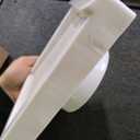 Dorny Dryer Wall Vent Cover White