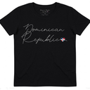 Dominican Republic Signature Dominican Republic Flag T-Shirt Size S