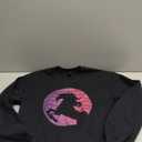 Unicorn Retro Style Vintage 80s Sunset Vaporwave Sweatshirt, S