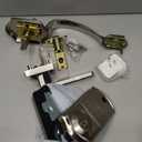 Veise VE017G-H Wi-Fi Smart Fingerprint Front Door Lock Set, Remote App Control, Keyless Entry Deadbolt with Handle, Backlit Keypad, IP55 Weatherproof, Auto Lock, Easy to Install, Satin Nickel