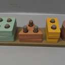 Montessori Toys for 1 2 Year Old Girl Boy, Toddler Toys 1 2 Year Old Girl Boy Birthday Gifts, Education Toddler Puzzles for Wooden Stacking Block Ages 1-3 2-4