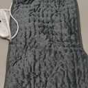 Deepsoon Heating Pad,Electric Heating Pads for Back,Neck,Abdomen,Moist Heating Pad for Shoulder,Knee,Arms,Legs,Dry/Moist Heat & Auto Shut Off,Christmas Gifts for Men and Women,Dark Gray,24x12 Inch