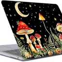 Compatible With MacBook Air 13.3 Inch Case 2018 2019 2020 Release A1932 A2179 A2337,Mushroom Funny Colorful Hard Plastic Shell Shell Case