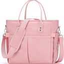 MAXTOP Lunch Bag Women for Work Insulated Thermal Lunch Box with Wide-Open Pocket Reusable Leakproof Cooler Bags with Removable Shoulder Strap for Teacher Nurse Office Picnic Travel Pink