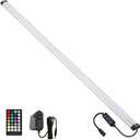 Dimmable Under Cabinet Lighting, RGB LED Light Bar, RF Remote Control Lamp, Multicolor Under Counter Lights for Desk, Room, Cupboard, Hallway, Shelf, Closet (36 Inch)