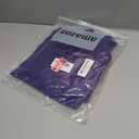 DONREN 2 Panels Solid Color Purple Sheer Curtains Elegant Rod Pocket Window Voile Panels Drapes for Bedroom Living Room (52X84 Inches)