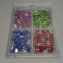 Mr. Pen- Binder Clips, 100 pcs, 0.75", Small Size, Colored Binder Paper Clips, Bulk Paper Clamps for Office Supplies, Home, School, Business, Document Organizing