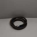 Giraffe Tools Leader Hose 12ft x 5/8", Custom Length, Heavy Duty, No Kink, Flexible, Rubber Garden Hose, Leakproof Water Hose with Male to Female Fittings, 600 Burst PSI