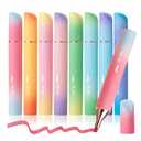 Mr. Pen- Glitter Highlighters, 8 Pack, Sunshine Colors, Chisel Tip, Cute Highlighters for School, Glitter Marker