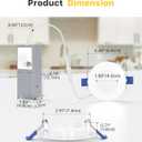 Ensenior 12 Pack 3 Inch LED Recessed Ceiling Light, Dimmable, 2700K-5000K 5CCT, 500LM 6W 120V, High Brightness Canless Wafer Downlight - ETL&FCC&IC