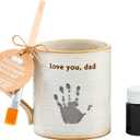 Mud Pie Dad Handprint Mug; 12 oz