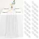 16 Pack Cheesecloth Table Runner Black, 20 x 70 Inch Rustic Boho Gauze Wedding Table Runner, Cheese Cloth Table Runner for Wedding Party Bridal Shower Table Decoration