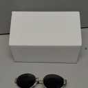 Retro Oval Sunglasses for Women Men Trendy Small Sun Glasses Classic Metal Frame Shades UV400 Protection