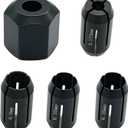 CN1 389244-00 389243-00 Collet Chuck and Nut Kit Replace for DeWalt DC550 DC551 DW660 Palm Router RotoZip spiral saw tools and Drywall routers(5packs)
