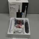 Aquasonic Duo Series PRO UV - ADA Accepted Electric Toothbrushes with UV Sanitizer - Inductive Charging Base - 5 Modes with Smart Timers - 10 Proflex Brush Heads & 2 Travel Cases