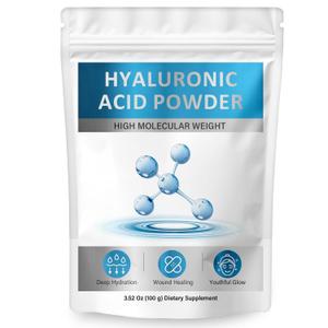 Hyaluronic Acid Powder for Face & Skin | Deep Hydration & Wrinkle Reduction | Pure Hydrating Powder for DIY Face Masks, Serums & Lotions