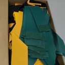 Flag Football Belts, 14 Player Flag Football Set with 42 Flags for Kids Youth and Adults Training Equipment (Green and Yellow)