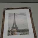 11x14 Picture Frame with Real Glass - 8x10 Wooden Frame with Mat, Horizontal and Vertical Display for Wall or Tabletop (Rustic Brown, 1 Pack)