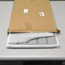 Stone Dish Drying Mat for Kitchen Counter  Collapsible 24"(L)16 (W) Super Absorbent Diatomaceous Earth Dish Drying Mat, Grey Kitchen Counter Mats for Dishes ,Bottles, Cups, Match Any Countertop