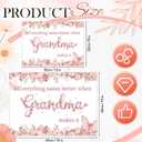 Grandma Gifts from Granddaughter, 2 Pcs Decorative Tempered Glass Cutting Board Set 12" x 16" & 8" x 12" for Kitchen Counter, Birthday Gifts, Mother's Day, Christmas, Nana Gift, Grandmother Present