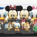 Display Case for Minifigure Action Figures Blocks, Display Box Storage for LEGO Minifigures, Fit for LEGO Lovers,Black