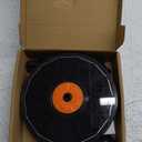 Solar Fountain Orange Flower Glass, 3.5W Bird Bath Pump With 4 Fixed Rods & 7 Nozzles for Garden, Outdoor, Pond - Black Panel