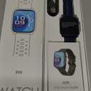 Smart Watch for Kids with 12 Puzzle Games, 1.83" Fitness Tracker Watch Heart Rate Sleep Monitor, Pedometer, Alarm Clock, Flashlight, Gift for 6-12 Year Old Boys Girls (Blue)