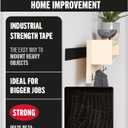 VELCRO Brand Industrial Strength Tape, Black, 2in x 4ft Roll
Adhesive Sticky Back Fastener For Indoor And Outdoor Use, Smooth Surface Attachment, Mounting and Hanging, 2 Rolls