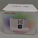 Night Light Bluetooth Speaker Alarm Clock, Sound Machine with White Noise, Dimmable Touch Bedside Lamp for Bedroom, 48 RGB Color Changing, Best Gifts for 10 11 12 13 14 15 Year Old Teenage Boys Girls