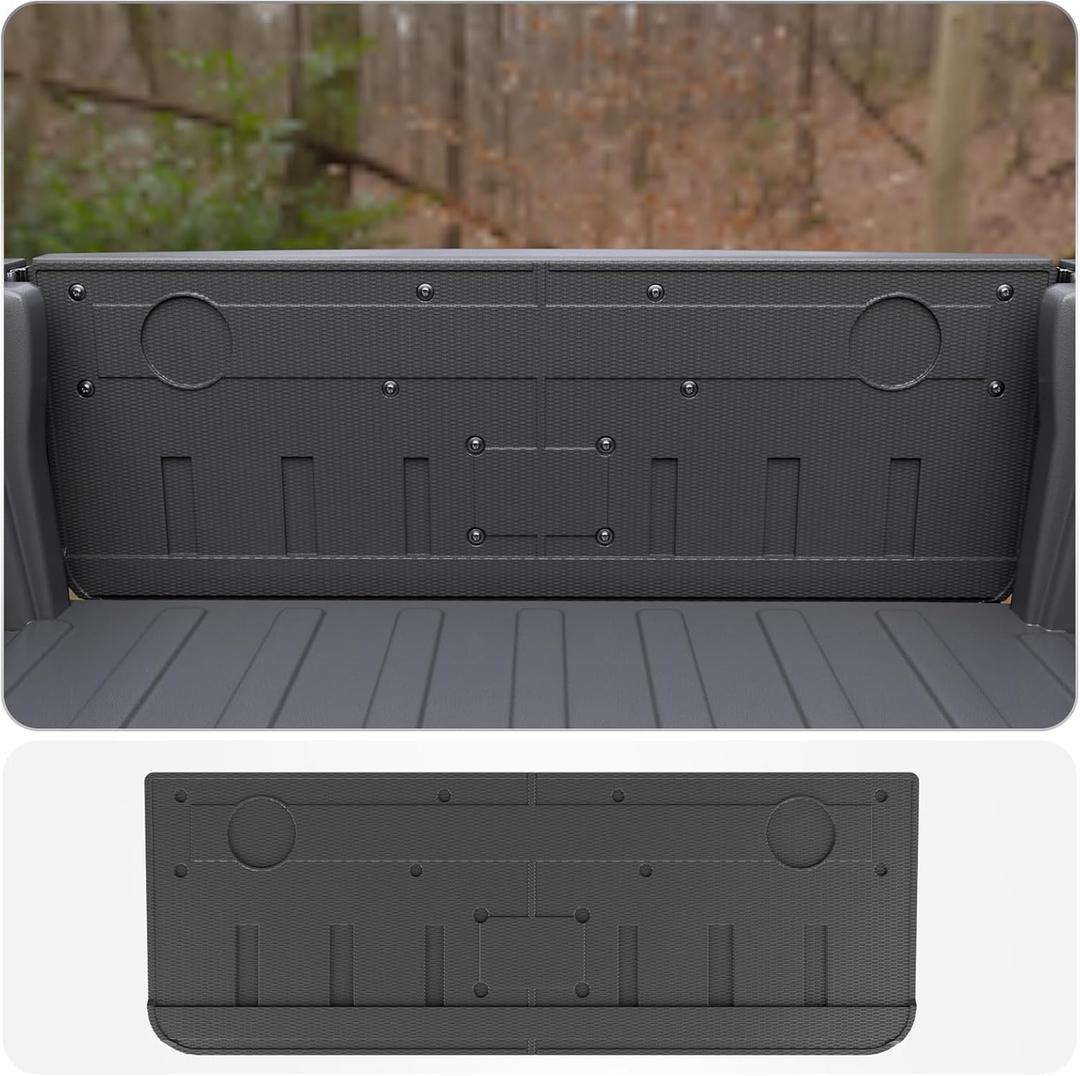 Tailgate Mat Compatible with 2020-2024 2025 Jeep Gladiator JT Truck Bed Tailgate Liner TPE All Weather 2023 Gladiator Accessories