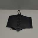Women Corset Belt Elastic Lace-up Wide Waspie Belt Vintage Halloween Punk Costume (S fit waist:28"-30", 1-black)