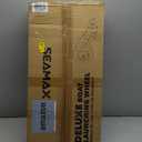 Seamax Deluxe 4 by 4 Boat Launching Dolly with 14" Wheels System, Commercial Grade Quality for Inflatable Boat and Aluminum Boat Max Loading 600Lb