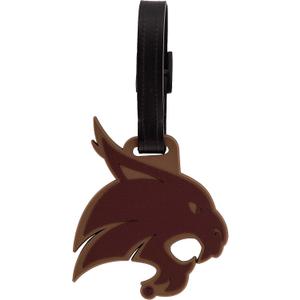 Desert Cactus Texas State University Luggage Tag  Official TXST Bobcats Travel ID Tag for Suitcases, Bags, and Carry-Ons (Design A)