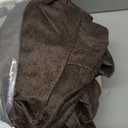 Leather Look Wingback Chair Covers, 2-Piece Wing Chair slipcover, Stretch Wing Back Armchair Slipcovers with Elastic Bottom, Soft Spandex Furniture Protector for Living Room, Brown, 34"D x 29"W x 43"H