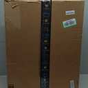 LEDIARY 20" Caged Ceiling Fan with Light and Remote, Low Profile Flush Mount Fandelier, Walnut Bladeless Enclosed Small Fan Lights Ceiling Fixtures, Rustic Farmhouse Style for Bedroom, Outdoor