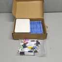 24 Sets Small Whiteboard Dry Erase Boards 5" x7'' Mini Double Sided Dry Erase Lap Boards with Markers Erasers Pen Holders Personal Whiteboards for Students Classroom Teacher