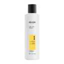 Nioxin Scalp + Hair Thickening System 1 Shampoo | For Natural or Untreated Hair with Light Thinning | With Niacinamide and Biotin | 10.1 Fl oz.