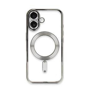 ZIYE Magnetic Case Made for iPhone 17 6.3 Inch [Compatible with MagSafe] Soft TPU Slim Phone Cover Anti-Scratch Drop Protection Clear Phone Case for Women Men, Silver