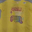 Girls Just Wanna Have Fun Retro 70s 80s 90s Women Girls Kids T-Shirt, X-Small