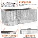 8x8x20 /10x10x35/12x12x55ft Heavy Duty Enclosed Batting Cage Net With Door, Only Net, No Poles and Frame, Professional Softball Baseball Nets for Batting and Pitching, Batting Cages for Backyard