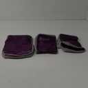 Cambond Compression Packing Cubes for Travel Women - Lightweight Luggage Organizers Bag Packing Cubes for Carry on Suitcases (3 Set, 01 Purple)