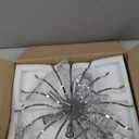 Saint Mossi Modern K9 Crystal Chandeliers, Middle Century Modern Design Chandelier Light Fixture for Dining Room, D20 x H17, Adjustable Chains 59", Chrome Finish Metal Frame